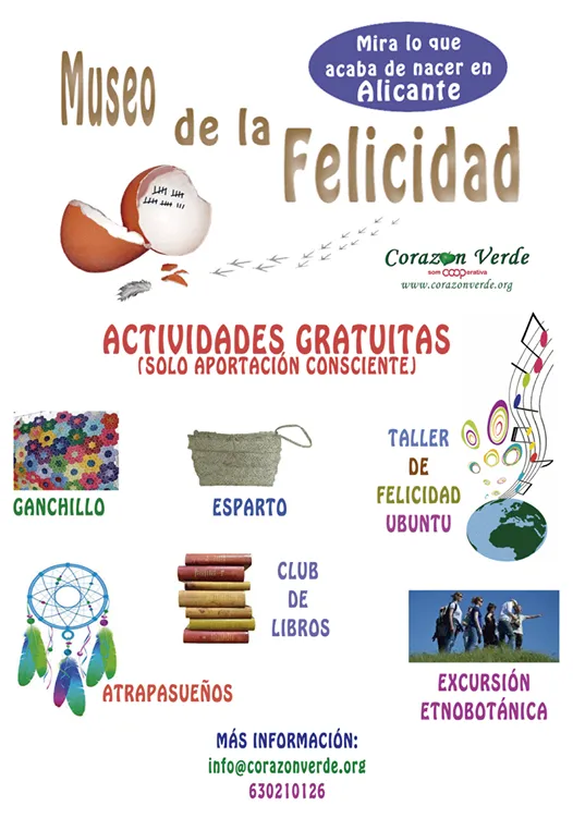 Museo de la Felicidad. Taller de iniciación al ganchillo