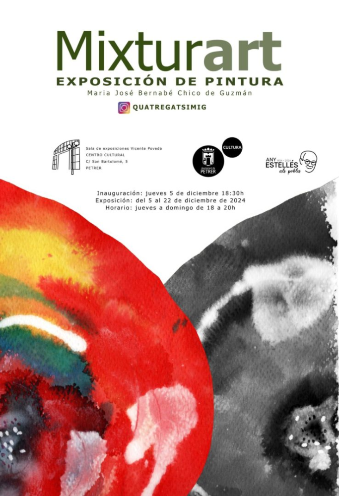 Mª José Bernabé presenta su exposición de pintura "Mixturart"