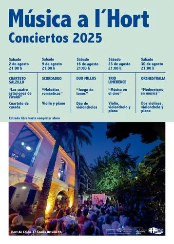 Música a l'Hort 2025