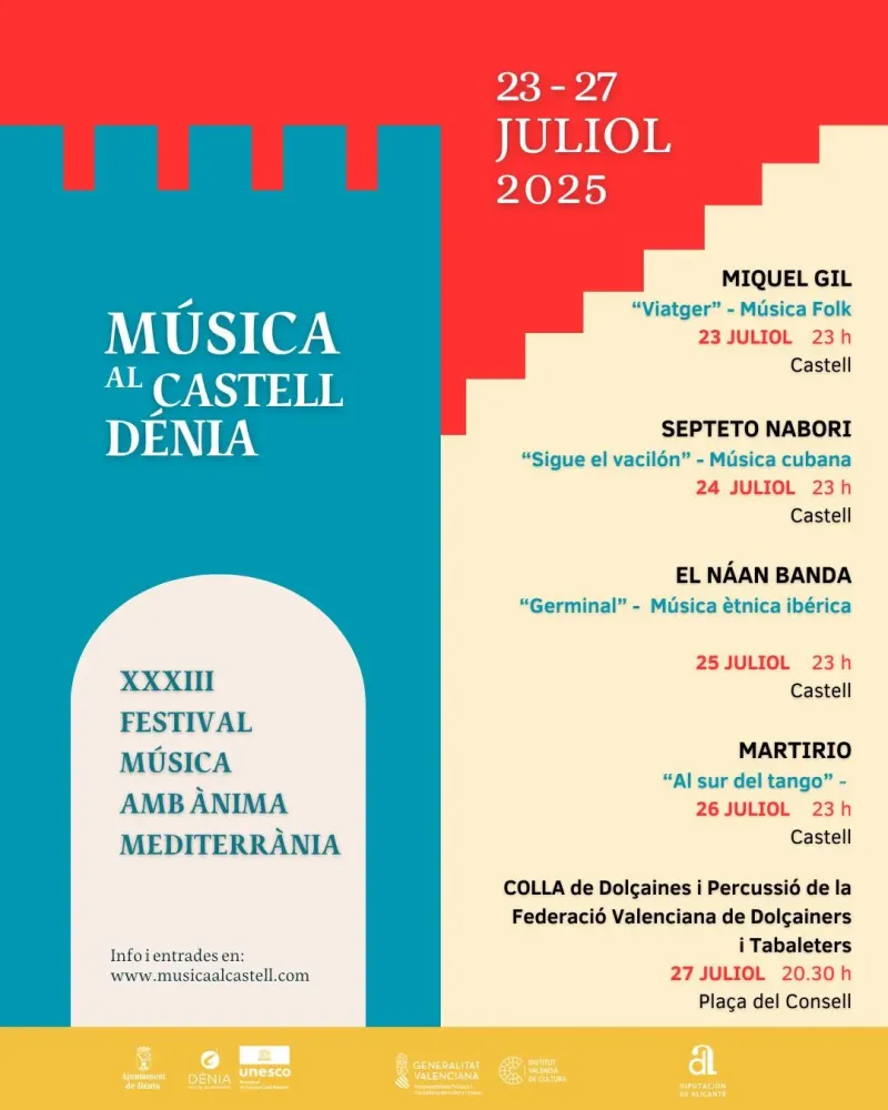 Música al Castell Denia 2025