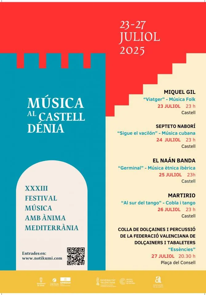 Música al Castell Dénia 2025