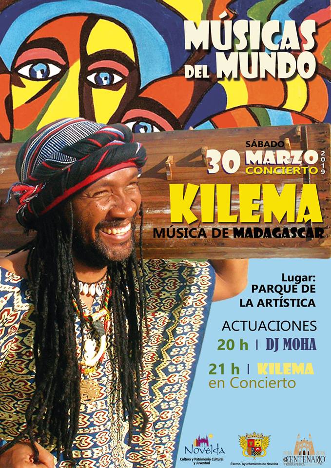Música de Madagascar de la mano de Kilema en Novelda y Dj Moha