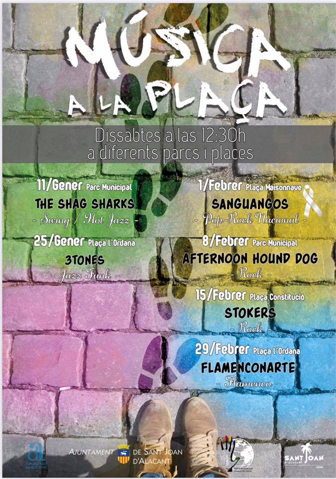 Música en la plaza - San Juan de Alicante Enero-Febrero 2020