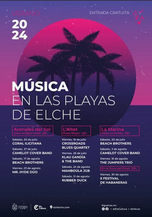 Música en las Playas de Elche 2024