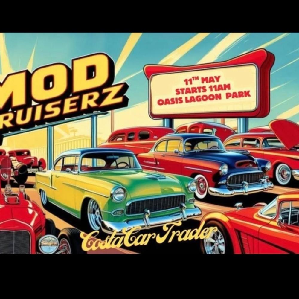 Música en vivo con jess_thevillainz y RetroRiot y exposición de coches clásicos Mod Cruiserz