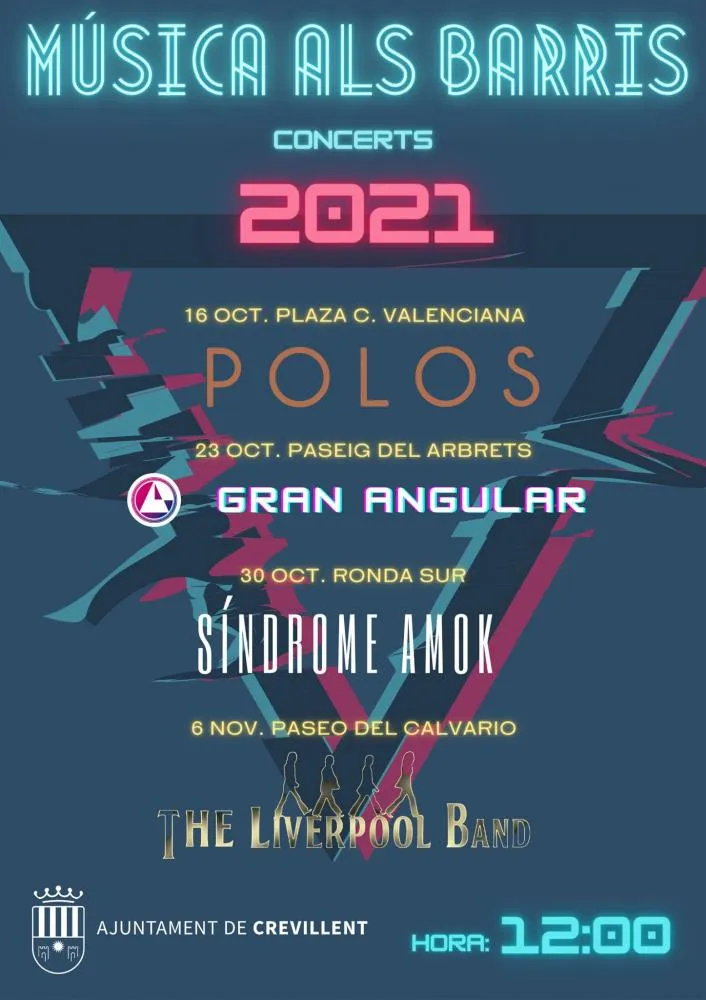 Müsica als Barris - Crevillente - Conciertos 2021