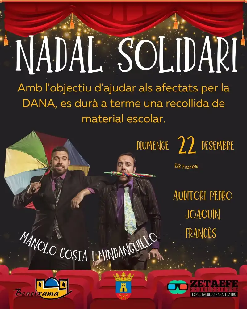 Nadal Solidari con Manolo Costa y Mindanguillo