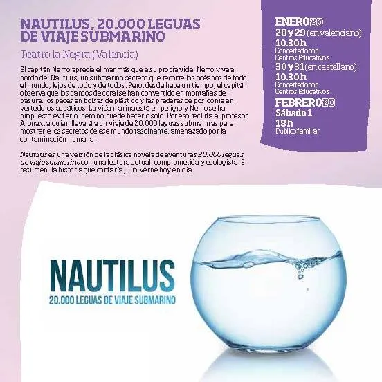 Nautilus, 20.000 leguas de viaje submarino - Teatro La Negra