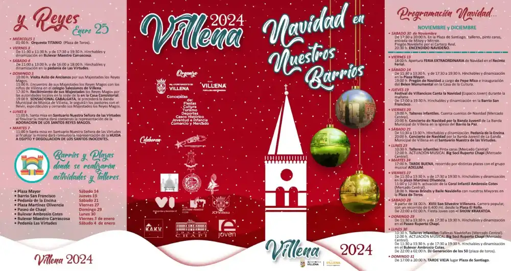 Navidad y Reyes Villena 2024