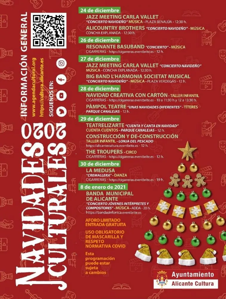 Navidades Culturales Alicante 2020