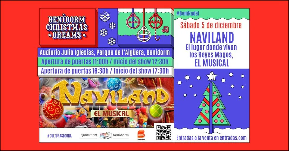 Naviland, el lugar donde viven los Reyes Magos, el musical en Benidorm Christmas Dreams