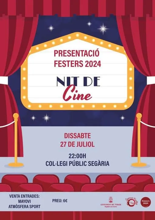 Nit de Cine - Presentación Festeros Vergel 2024