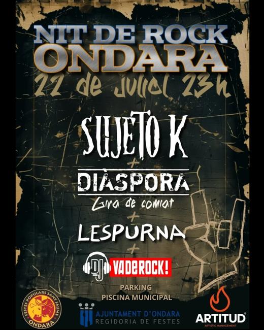 Nit de Rock Ondara 2025