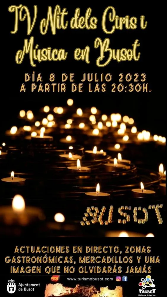 Nit dels Ciris y Música 2023 Busot