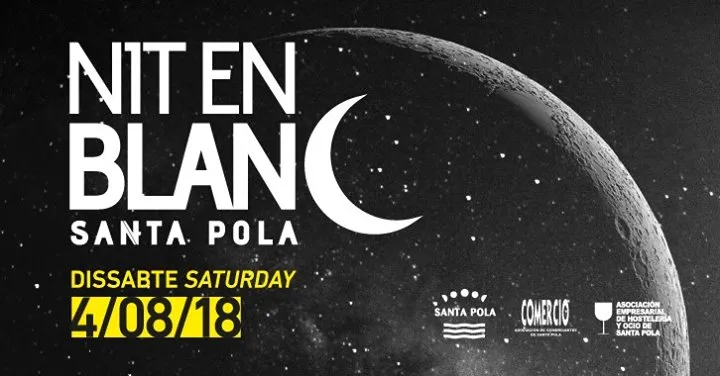 Nit en Blanc en Santa Pola