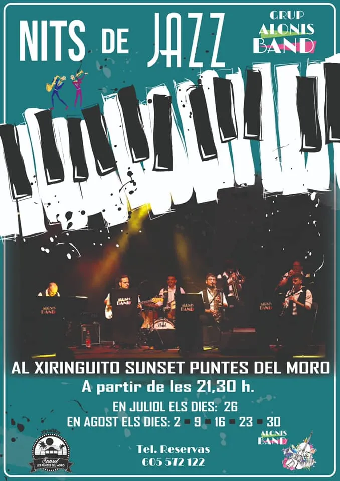 Nits de Jazz en Puntes del Moro con Alonis Band