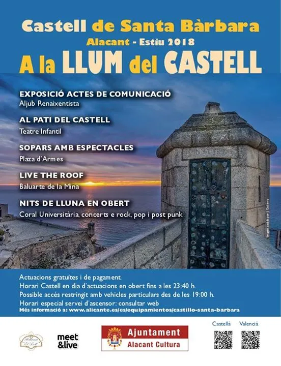Nits de Lluna - A la Llum del Castell - Castillo de Santa Bárbara