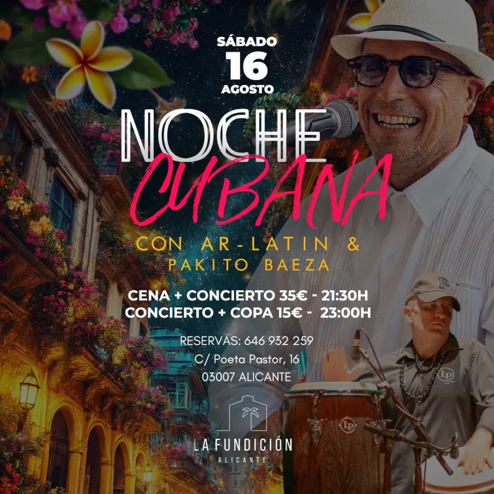 Noche Cubana con AR Latin & Pakito Baeza