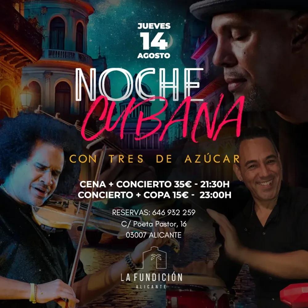 Noche Cubana con Tres de Azúcar