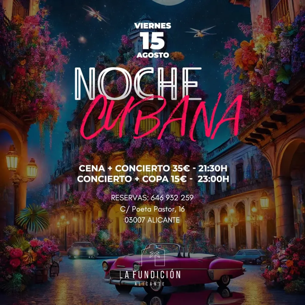 Noche Cubana en La Fundición