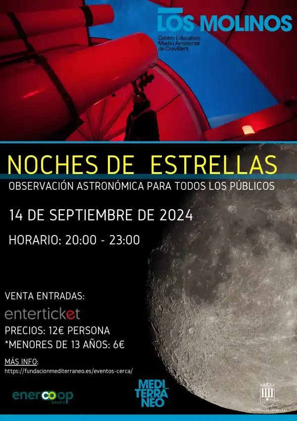 Noche de estrellas en Cema Los Molinos