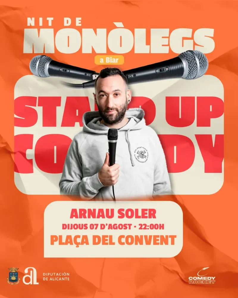 Noche de monólogos con Arnau Soler