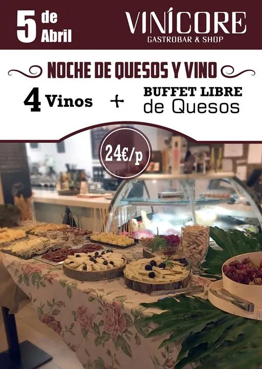 Noche de Quesos y Vinos