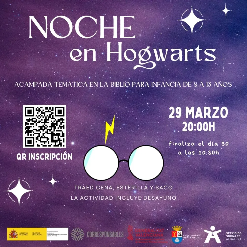 Noche en Hogwarts