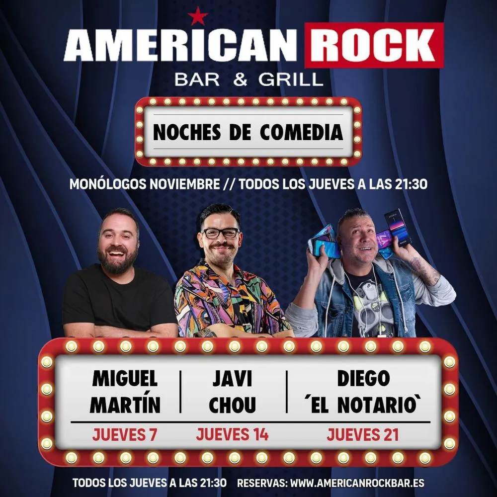 Noches de comedia American Rock Bar