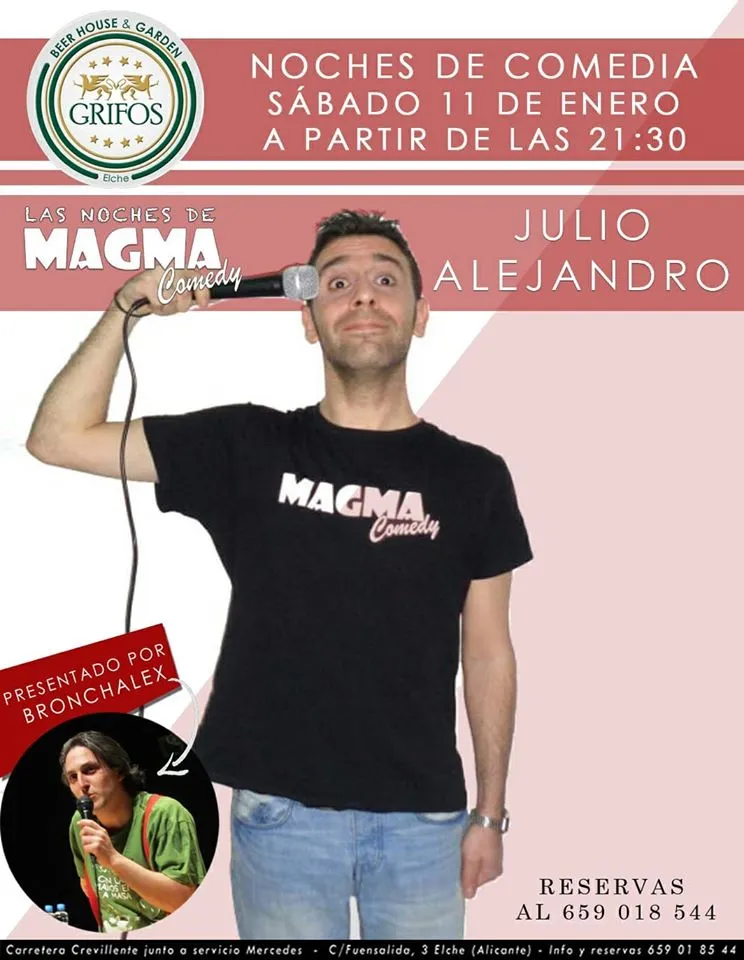 Noches de comedia con Julio Alejandro en Elche