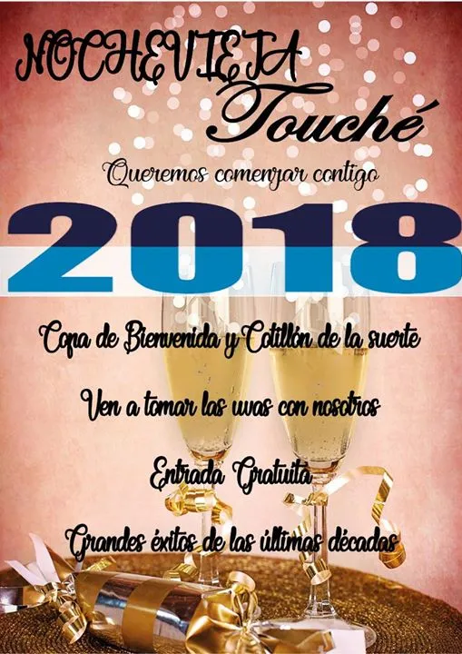 Nochevieja 2018 en Touché Alicante