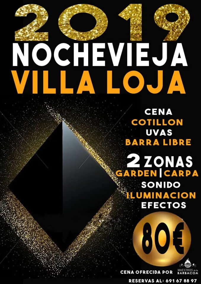 Nochevieja 2019 Alicante en Villa Loja