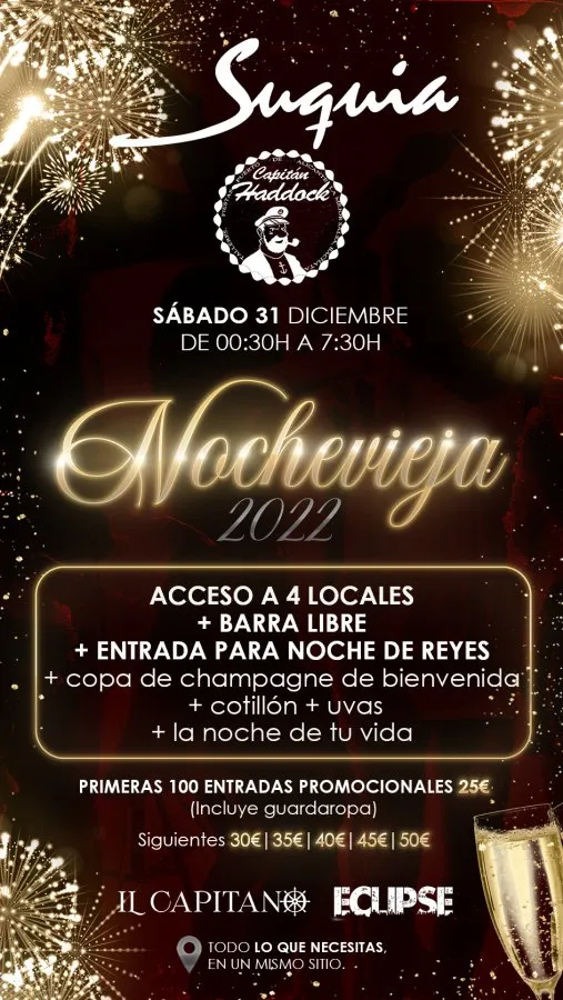 Nochevieja 2022 en Suquia Puerto