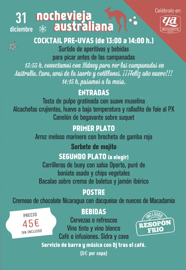 Nochevieja Australiana Aspe 2019-20