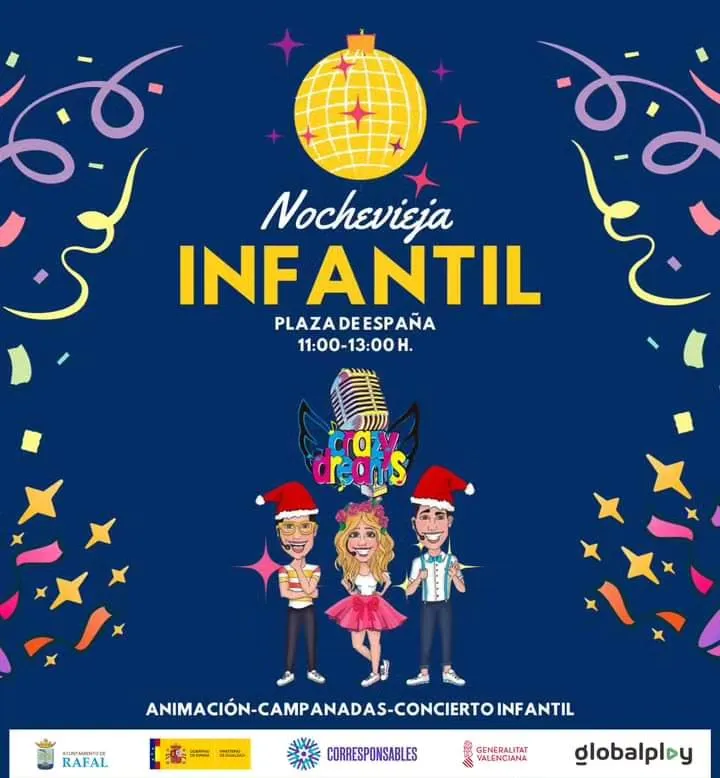 Nochevieja infantil con Crazy Dreams