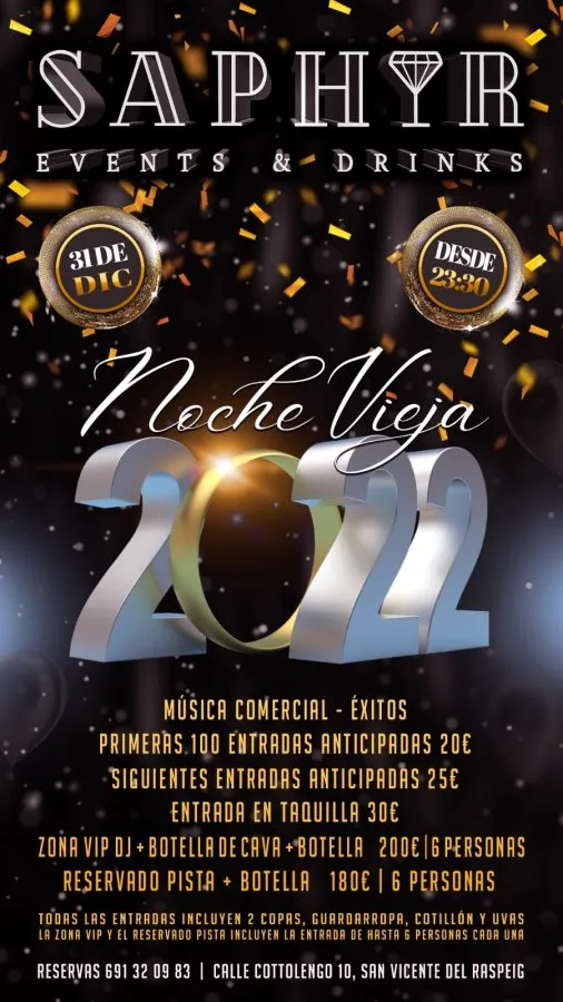 Nochevieja Saphir 2022