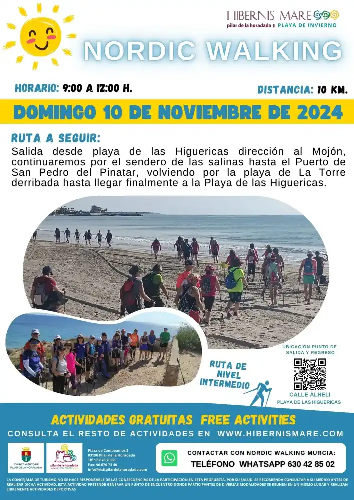 Nordic Walking Meeting Point - Hibernis Mare, tu Playa de Invierno