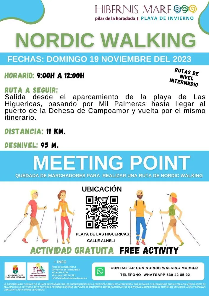 Nordic Walking Meeting Point - Hibernis Mare, tu Playa de Invierno