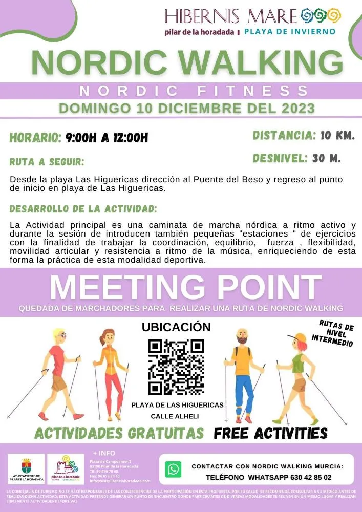 Nordic Walking Meeting Point - Hibernis Mare, tu Playa de Invierno