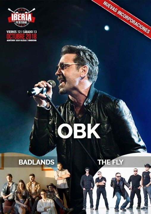 OBK estará en Iberia Festival 2018 junto The Fly y Badlands