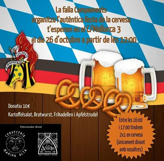 OKTOBERFEST Falla Campaments de Denia