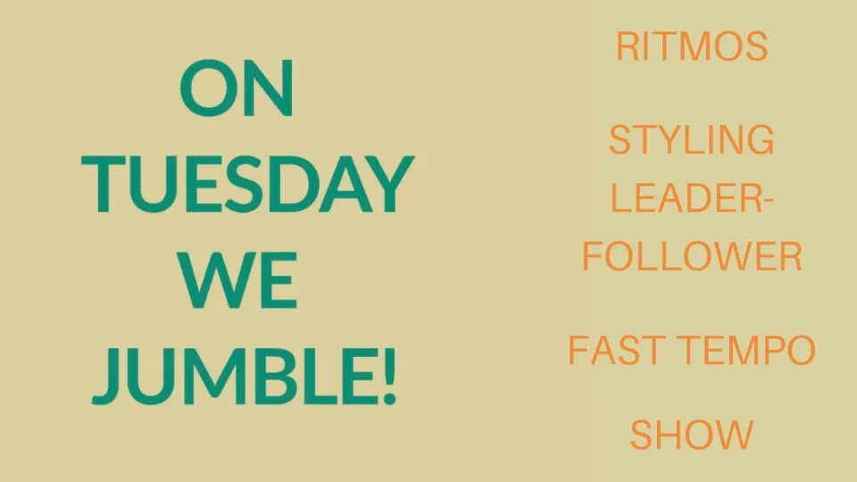 On Tuesday We Jumble!