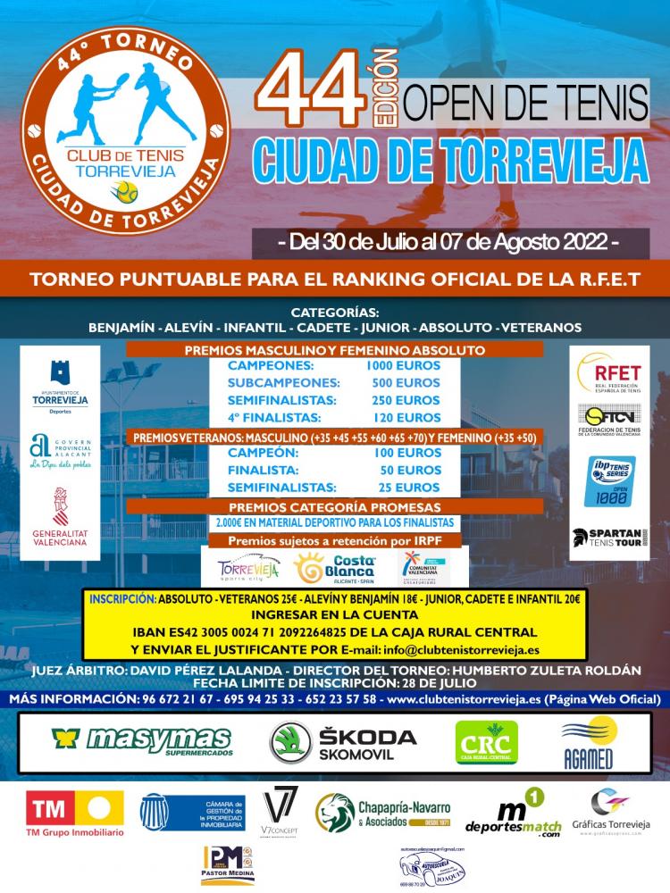 Open de Tenis Ciudad de Torrevieja 2022