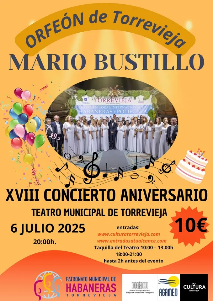 Orfeón de Torrevieja Mario Bustillo - Concierto XVIII Aniversario