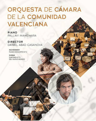 Orquesta de Cámara Comunidad Valenciana + Pallavi Mahidhara (piano)