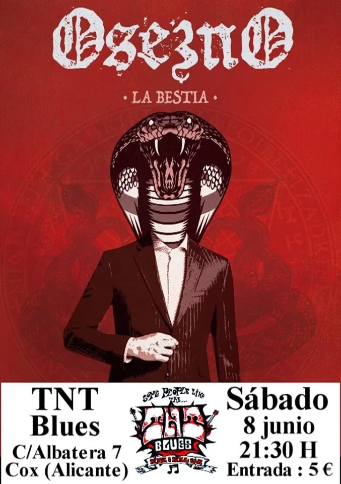 Osezno La Bestia en TNT Blues