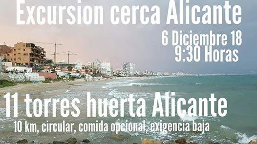 Otoño Alicantino: Torrres de la hurta de Alicante
