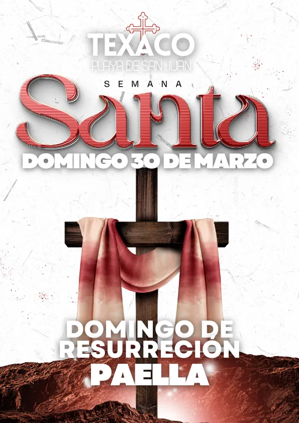 Paella Domingo Resurreción en Texaco en Alicante