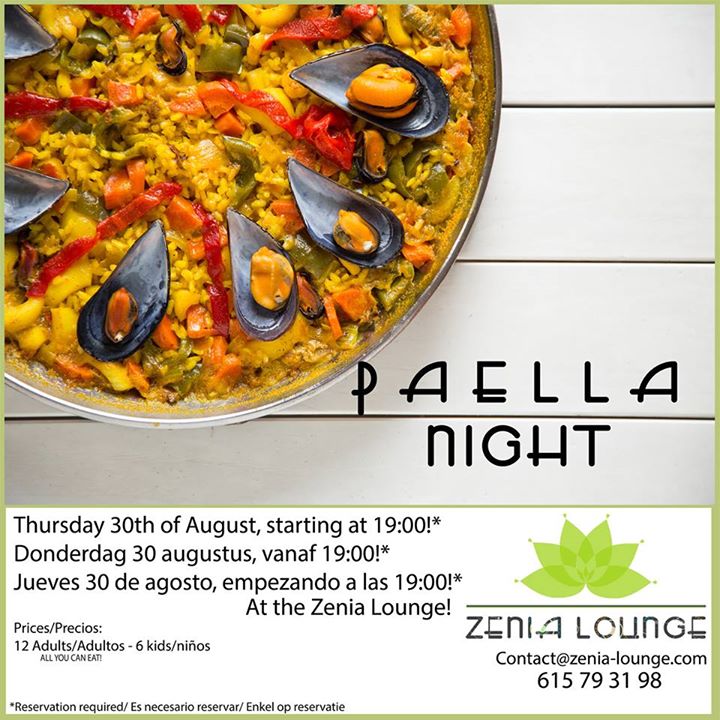 Paella Night en La Zenia