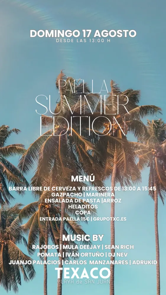 Paella Summer Texaco